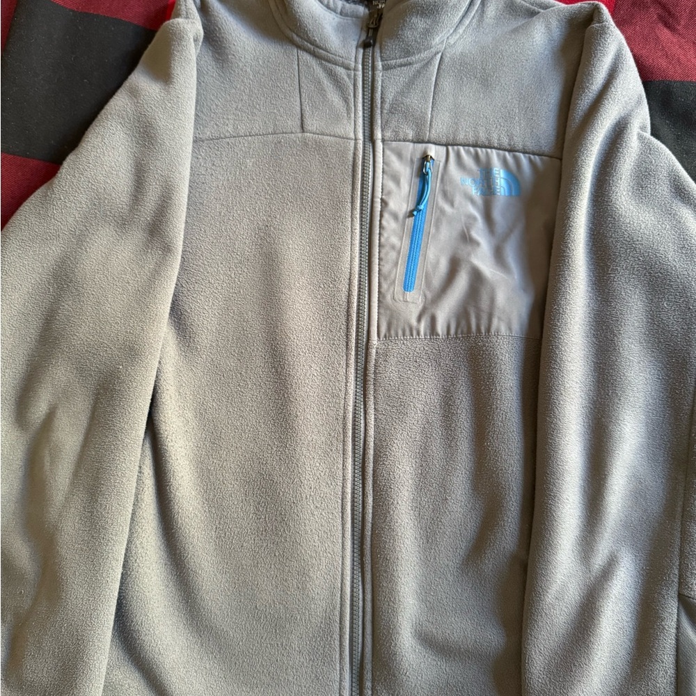 North Face Gray Fleece Jacket